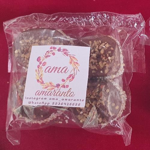 Bombones choconuez con amaranto 