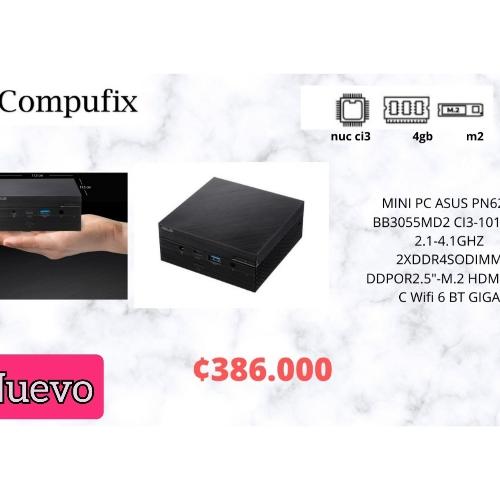 Mini pc nuc Core i3 4 GB RAM disco M2