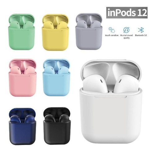Audífonos Bluetooth 5.0 Touch InPods i12