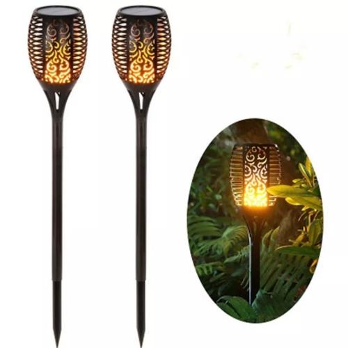 ANTORCHA "M" LED SOLAR CON EFECTO FUEGO  