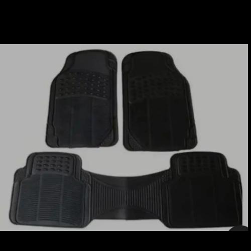 Alfombra negra 3 piezas