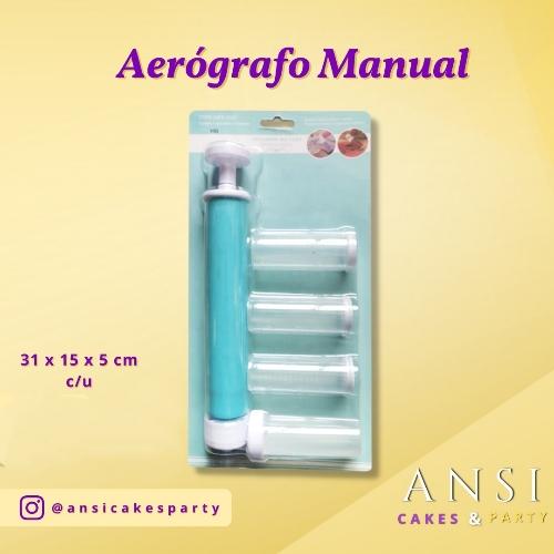 Aerógrafo Manual. Color Azul 