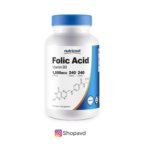 Acido Folico - Nutricost