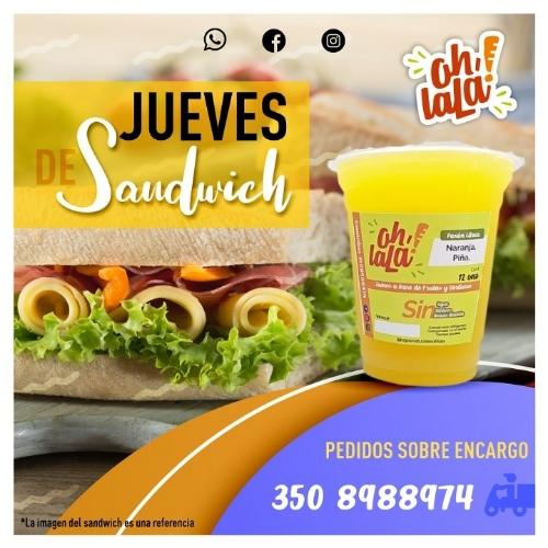 Jugo de Naranja Vaso 12 Oz
