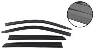 CORRELLUVIAS NEGRO TOYOTA HILUX 2016+