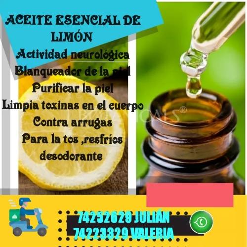 ACEITE ARTESANAL ESENCIAL DE LIMON