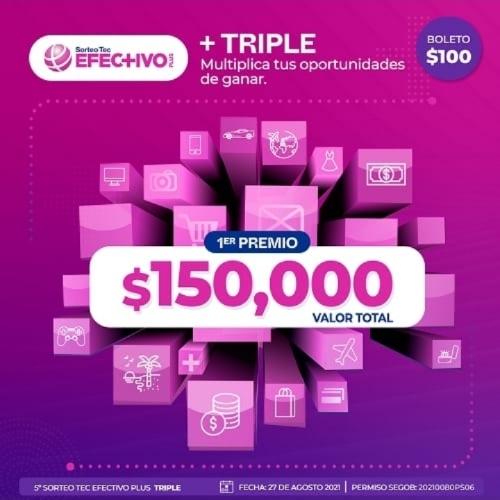 Efectivo triple