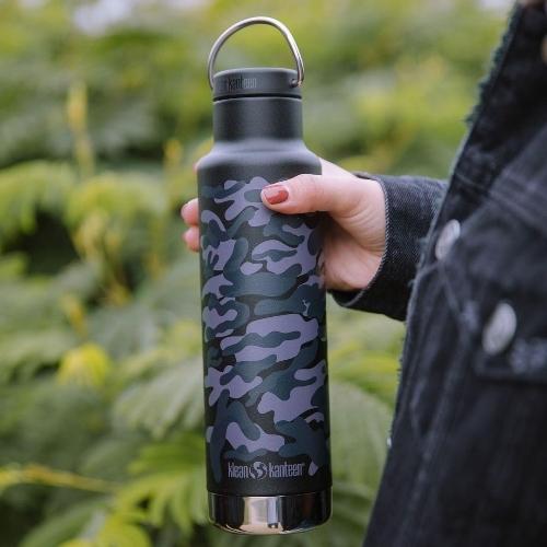Clásica insulada 20 oz loop cap camuflada
