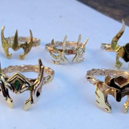 Los doce anillos Saint Seiya