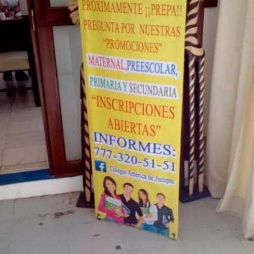 Banner Publicitario Medida:80x1.80 Mts.