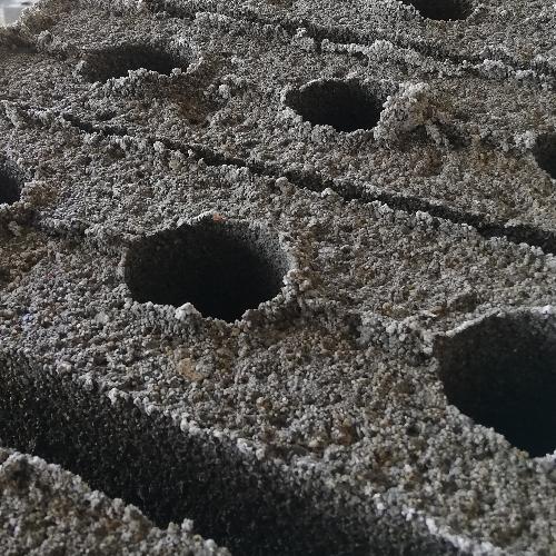 Bloque de 13 centímetros agujero redondo 