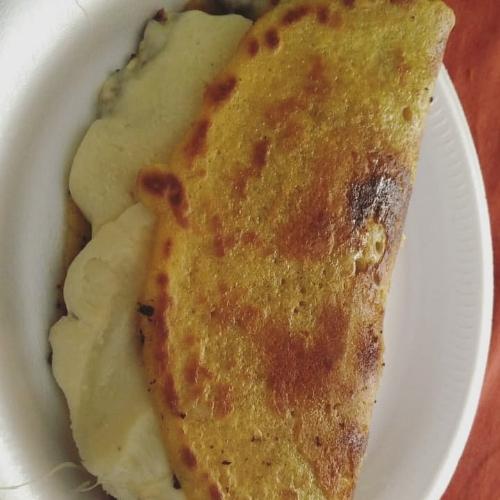Cachapas mediana pollo