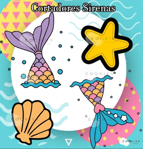 COLA DE SIRENA Y ESTRELLA DE MAR
