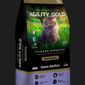 Agility Gold gatos esterilizados x 1.5 kg