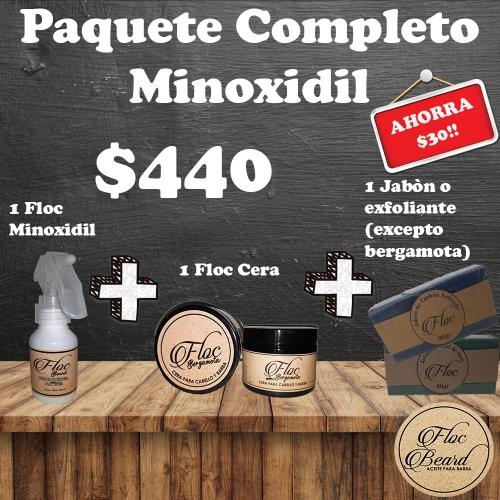 Paquete Completo Minoxidil $440