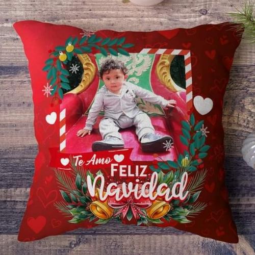 Almohada Navideña Personalizada
