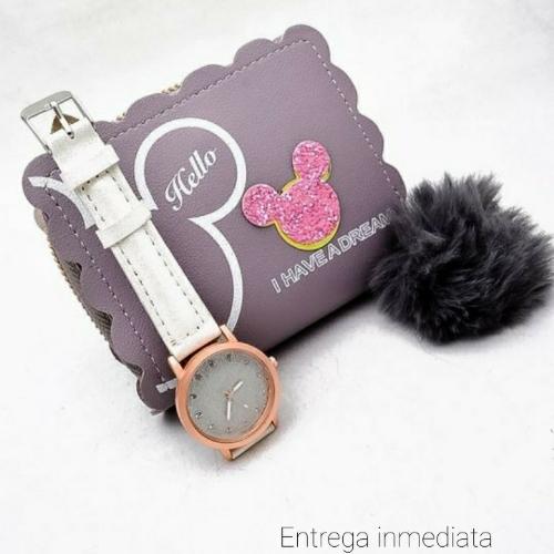 Billetera + reloj