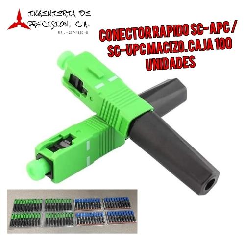 Conector SC-APC / SC-UPC Mecánico Caja 100 unidades.