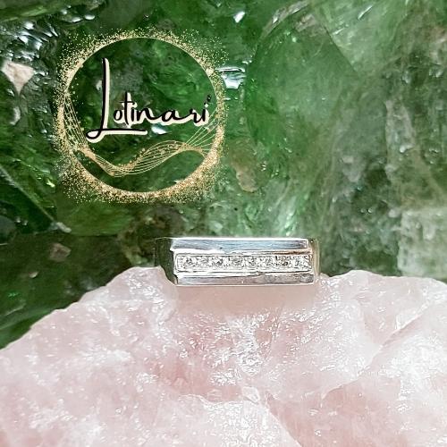 Anillo Achatado Circones Cristal