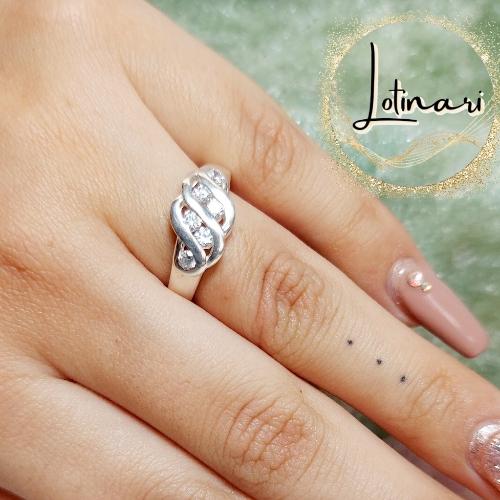Anillo Circón Entrelazado