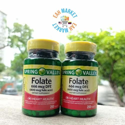Acido Fólico 400mcg 250 tabletas 