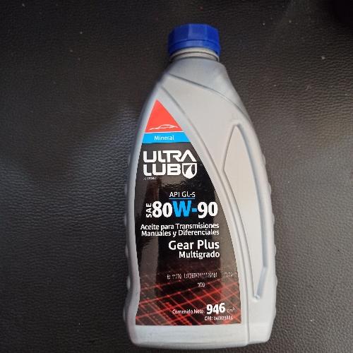 Aceite  ultralub sae 80w90 para cajas sincronicas