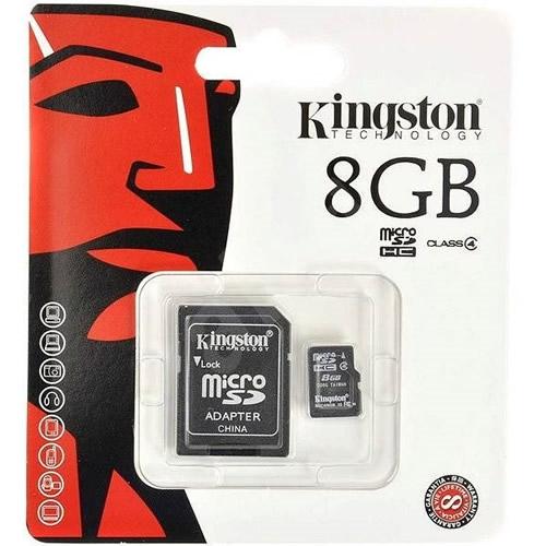 011 - MEMORIA MICROSDHC KINGSTON SDC4 8GB CLASS4

