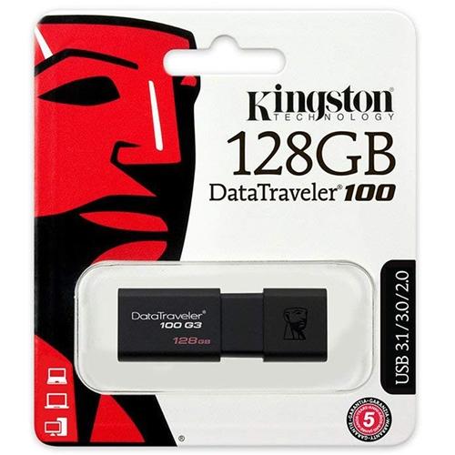 003 - MEMORIA FLASH USB KINGSTON DT100G3 128GB DT100 G3