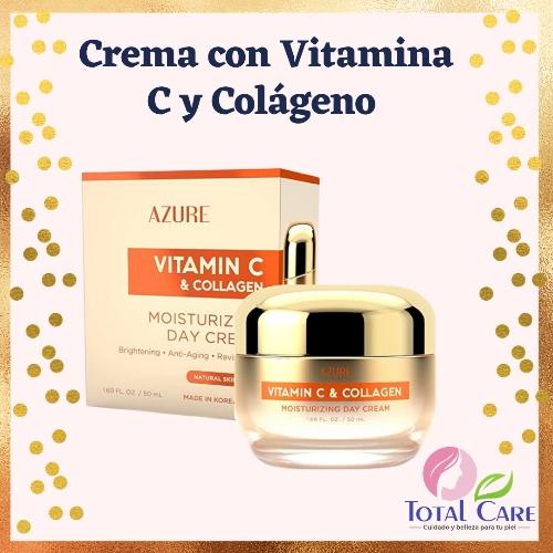 Azure Crema Hidratante con Vitamina C & Colágeno