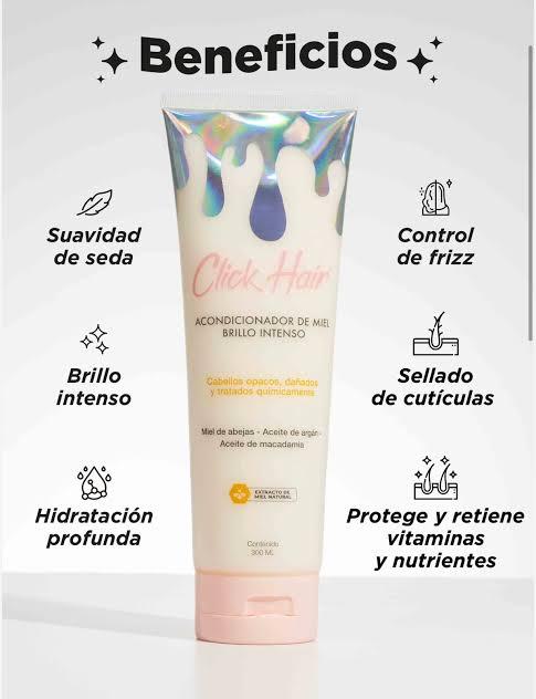 Acondicionador miel click hair