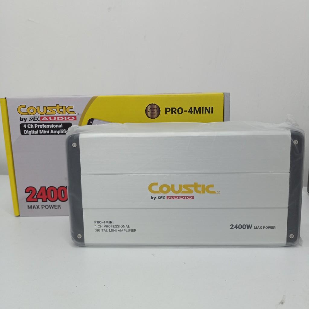 Amplificador 4 canales  coustic pro-4mini