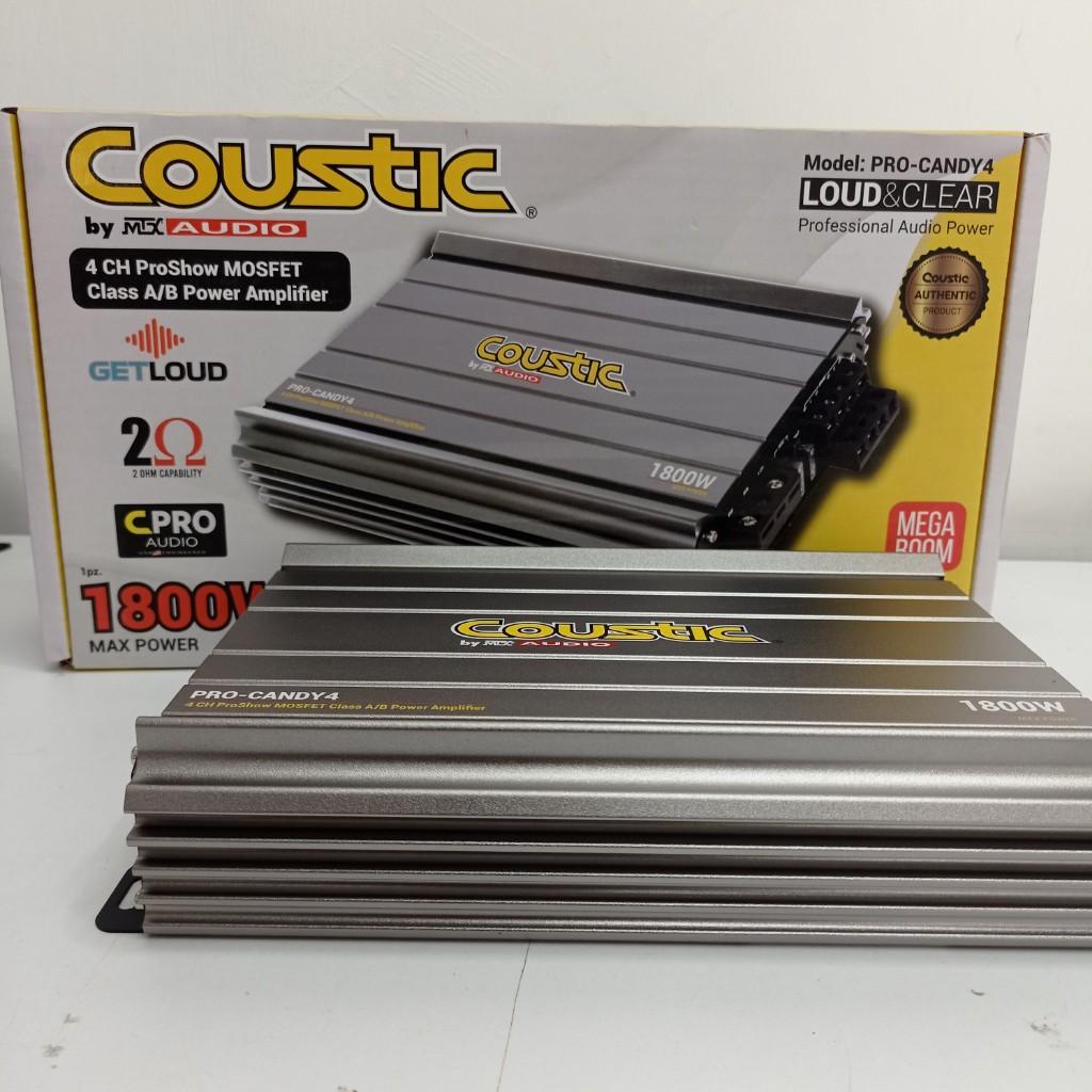 Amplificador de 4 canales coustic