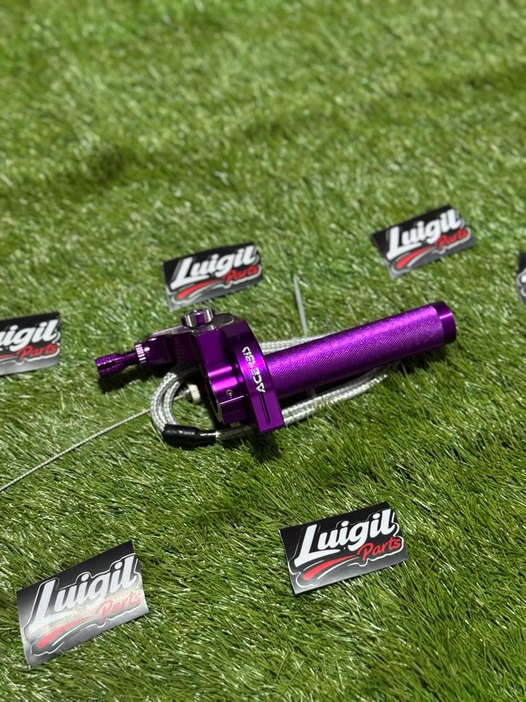 Miniatura 2 de ACELERADOR DE CUARTA ACERBIS MORADO CON GUAYA