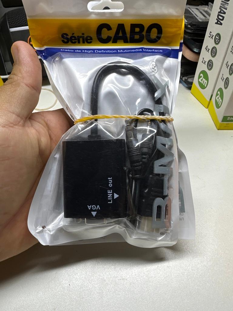 CABO ADAPTADOR VGA HDMI B-MAX