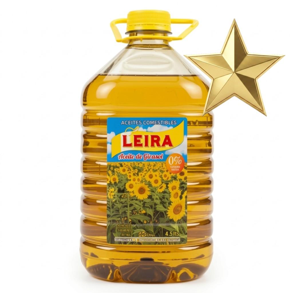 Aceite 4.5 lts Girasol Leira BIDON (4u) - PROMO