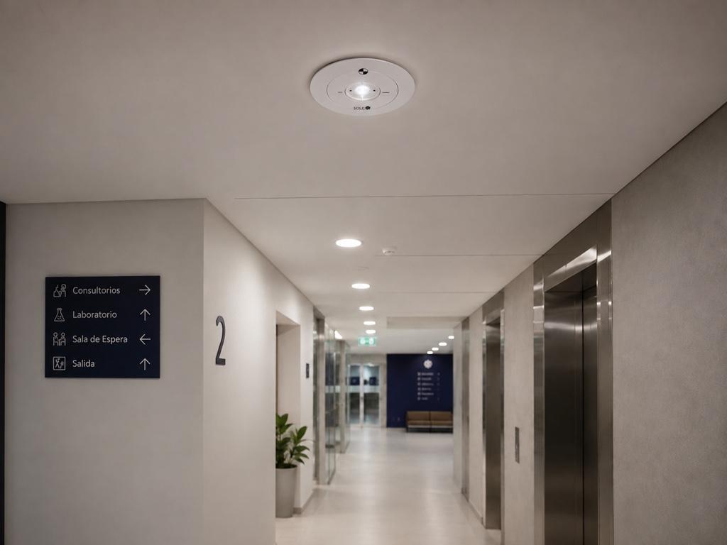 Miniatura 2 de Lámpara LED de emergencia de incrustar 3W