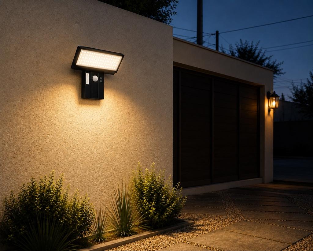 Miniatura 2 de Luminaria solar LED 4W con sensor