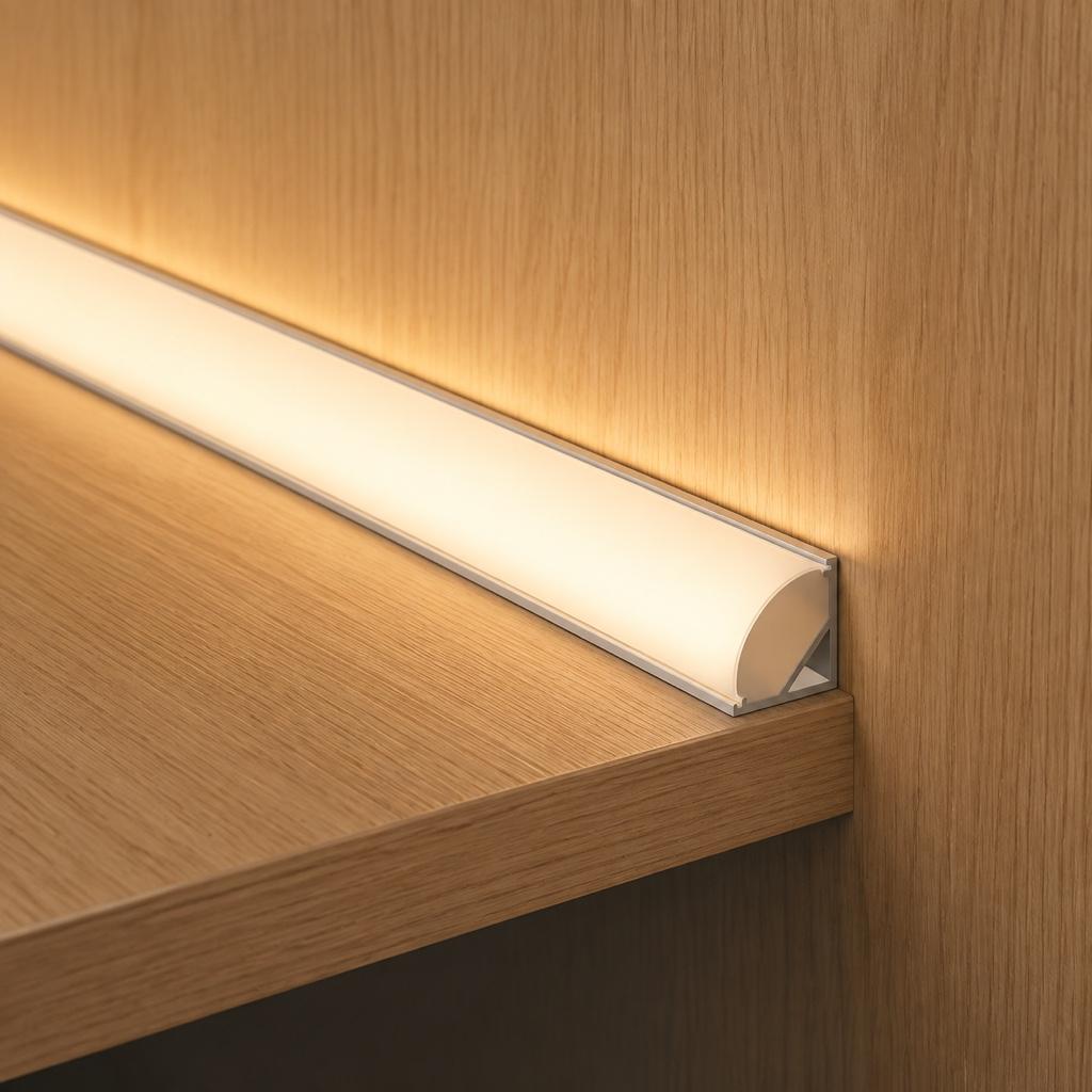Miniatura 2 de Perfil de aluminio esquinero para cinta LED 3M
