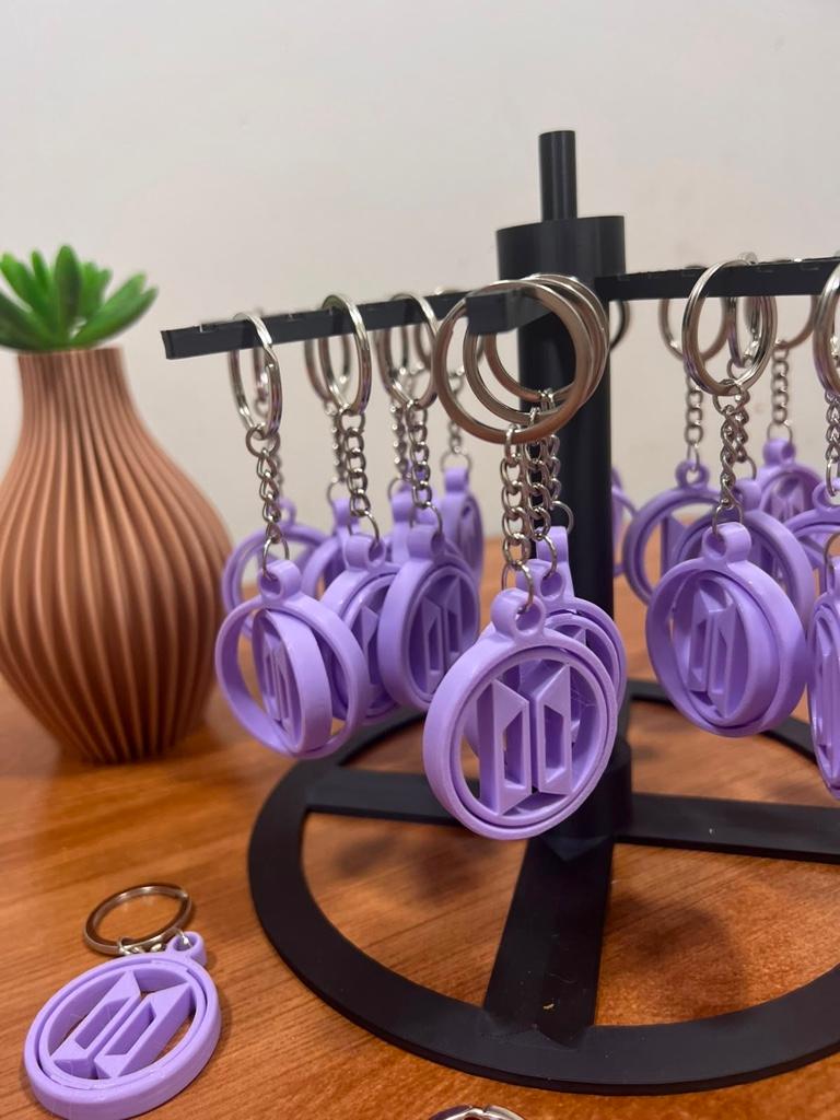 Miniatura 2 de Chaveiro BTS | Giratório | Bolacha Oreo
