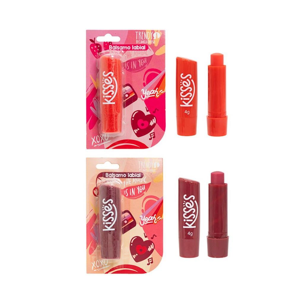 Bálsamo labial Kisses color