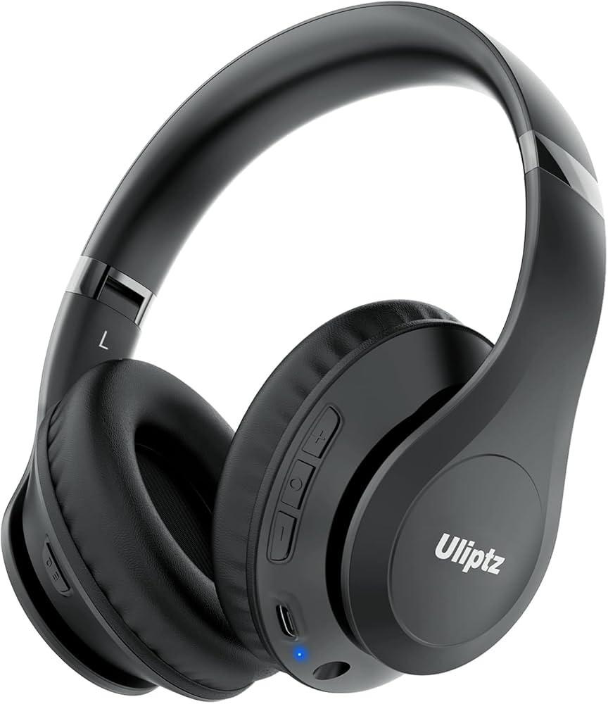 AUDIFONO DE DIADEMA ULIPTZ COLOR NEGRO CON BLUETOOTH