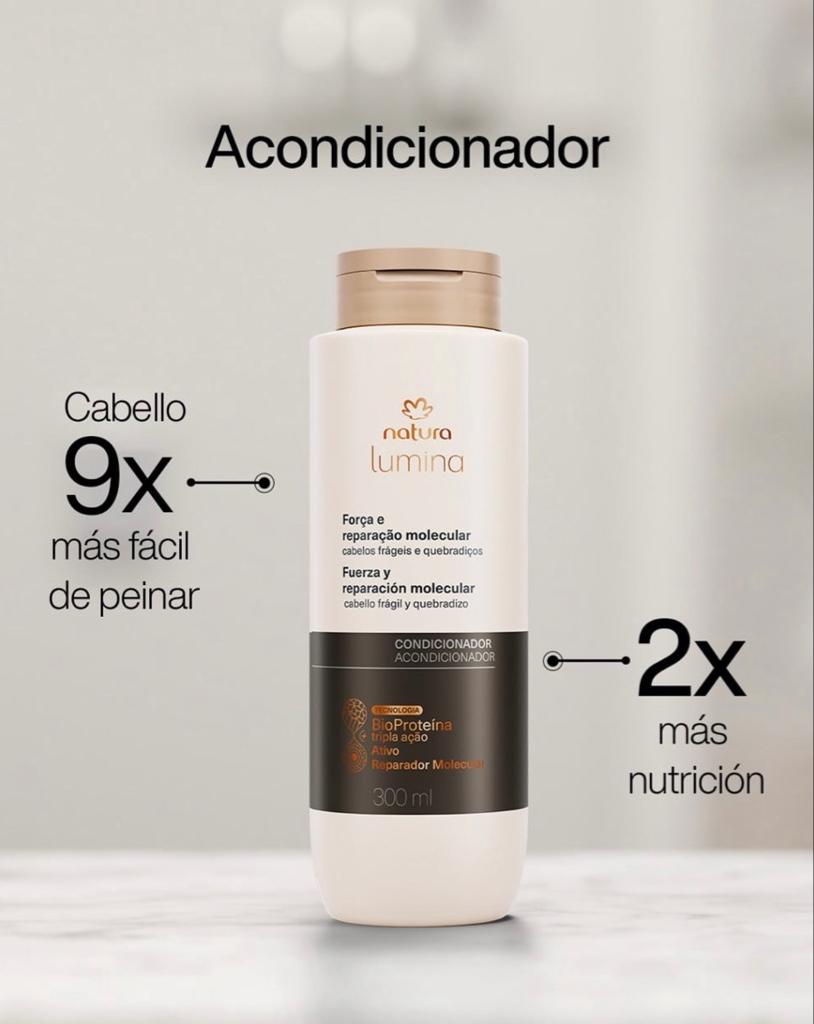 Miniatura 3 de Acondicionador Lumina Natura fuerza y reparación
