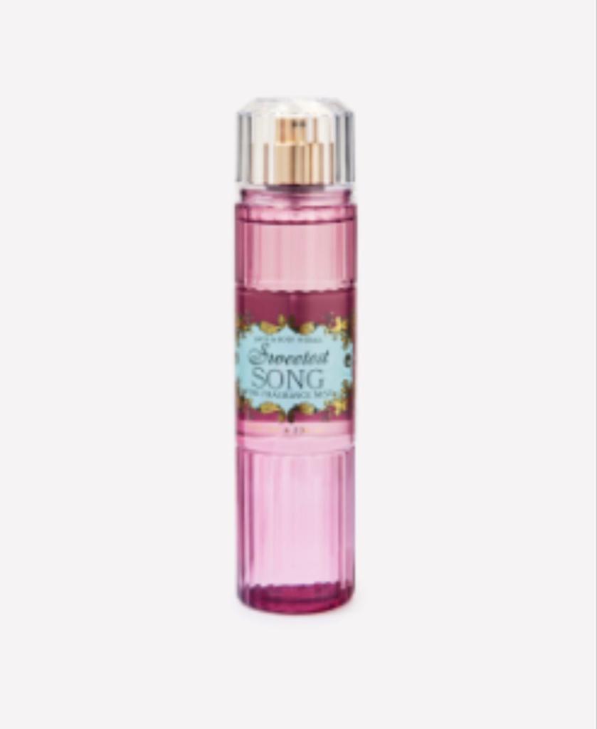 Bath & Body Works Sweetest Song mist rosada