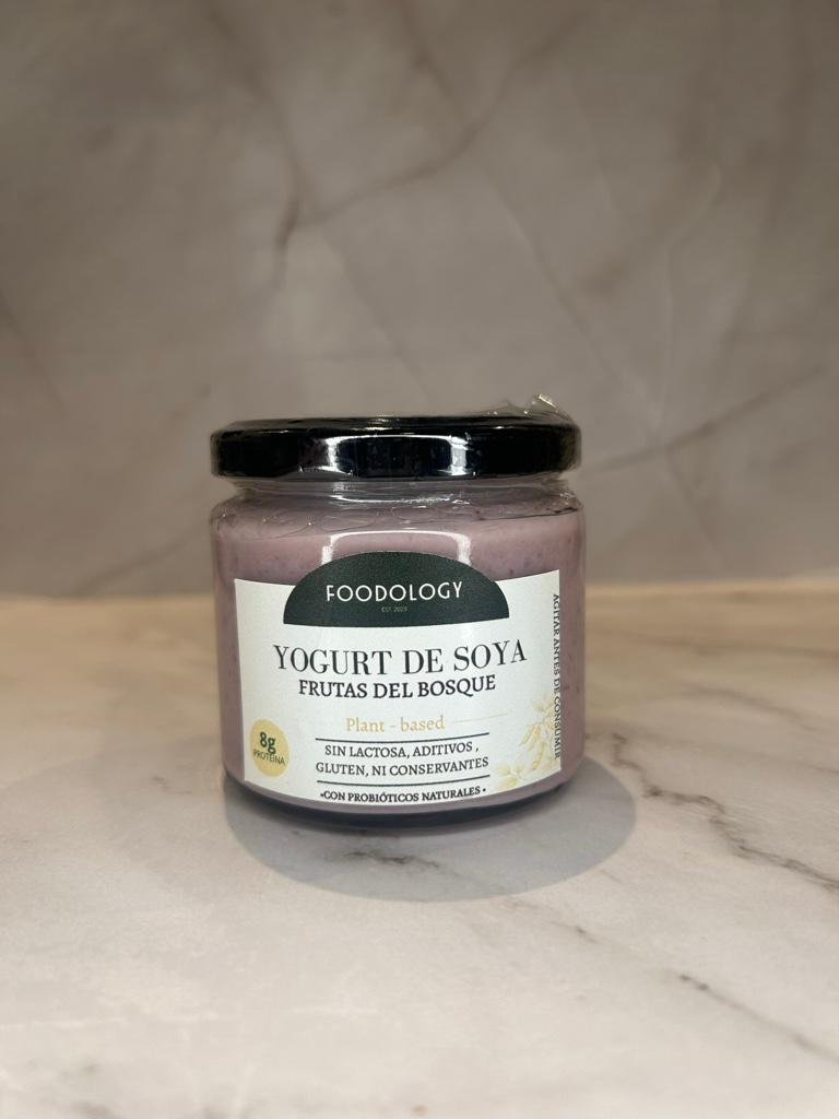 yogurt de soya frutas del bosque