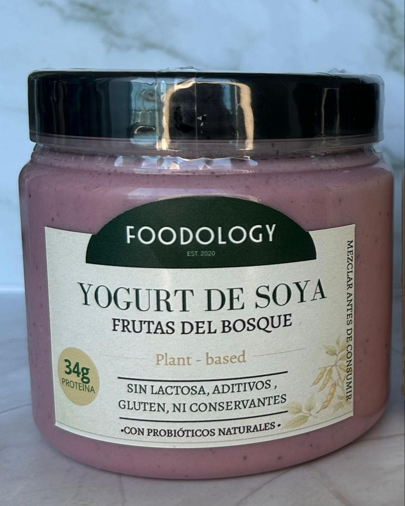 yogurt de soya de frutas del bosque (28oz)
