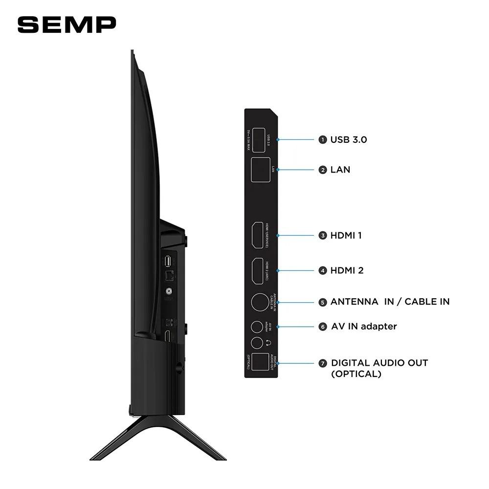 Miniatura 3 de SMART TV SEMP 43" LED FHD S42R ROKU TV WI-FI DOLBY AUDIO 43S42R