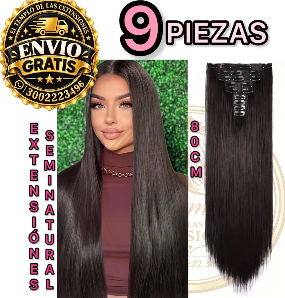 9 piezas extensiones 32”