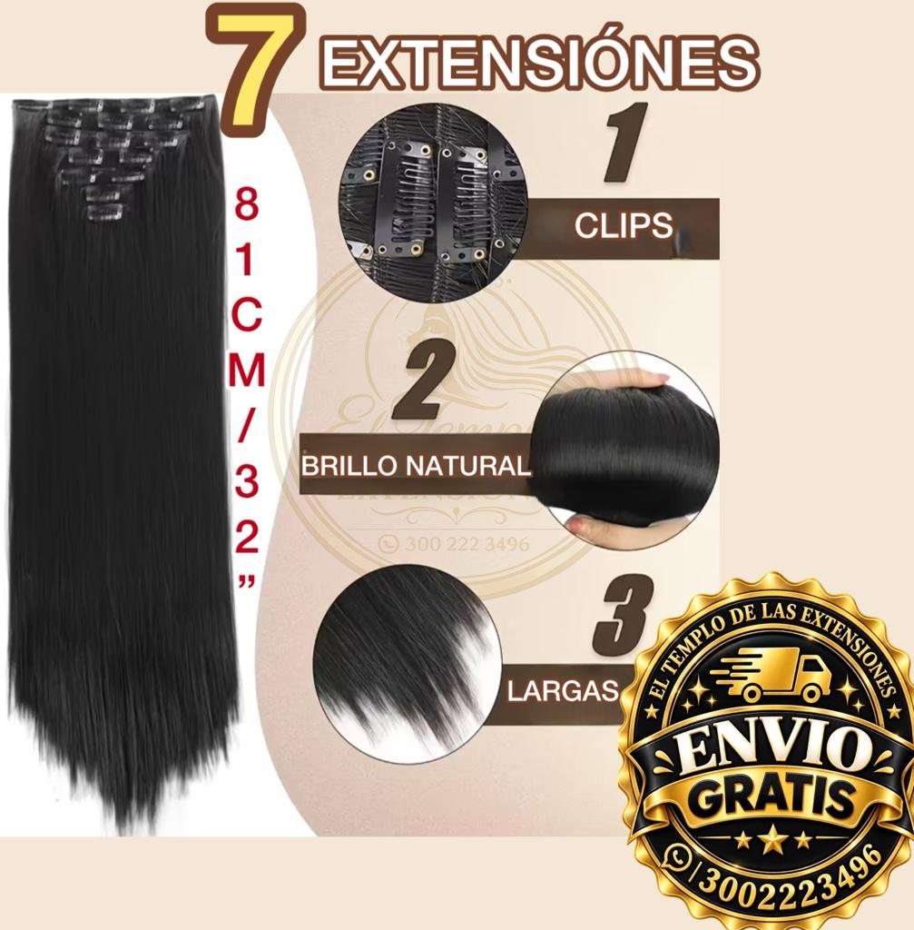 Miniatura 3 de 7 piezas extensiones 32”