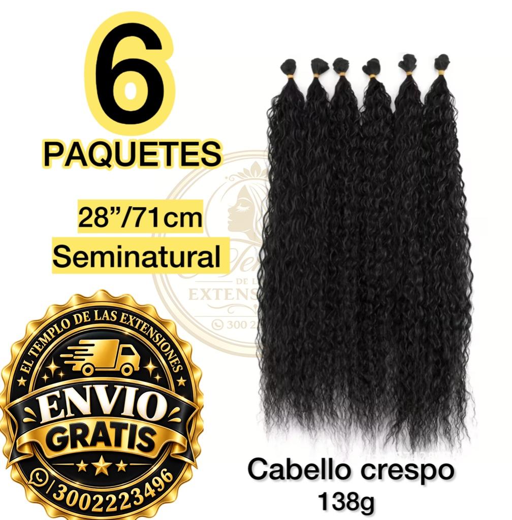 Miniatura 3 de 6 paquetes de cabello crespo