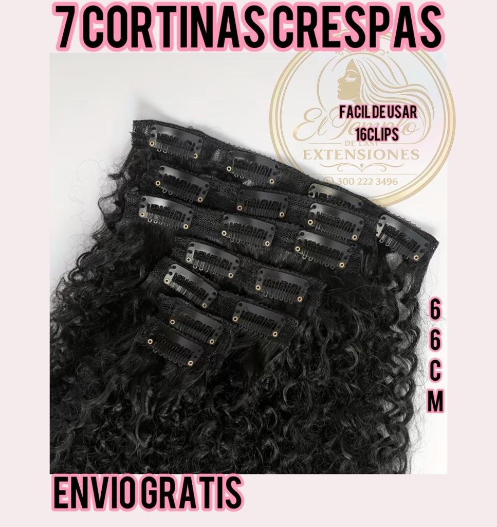 7 piezas crespas 26”